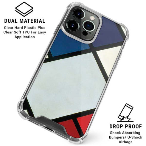 Theo van Doesburg Contra-Composition of Dissonances XVI iPhone 16 Pro Clear Case