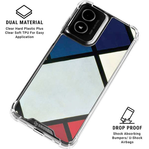 Theo van Doesburg Contra-Composition of Dissonances XVI Moto G Power 5G (2024) Clear Case