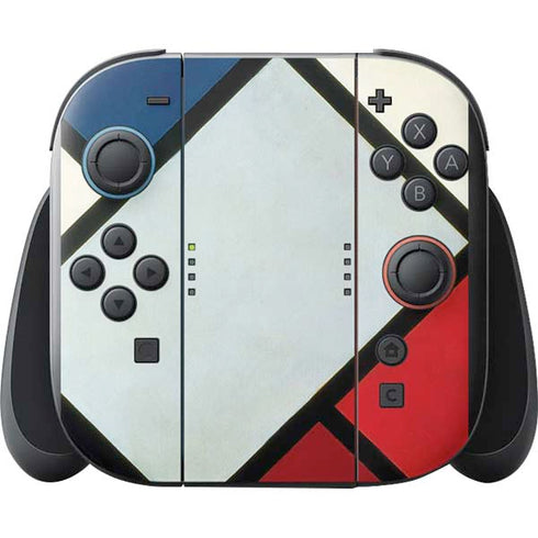 Theo van Doesburg Contra-Composition of Dissonances XVI Nintendo Switch 2 (2025) with Joy-Con Skin