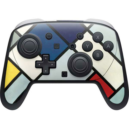 Theo van Doesburg Contra-Composition of Dissonances XVI Nintendo Switch 2 (2025) Pro Controller Skin