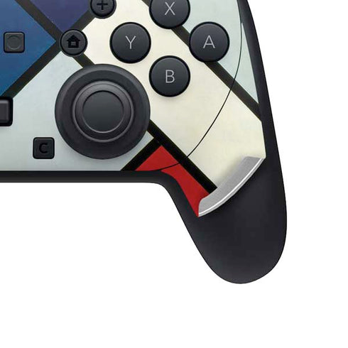 Theo van Doesburg Contra-Composition of Dissonances XVI Nintendo Switch 2 (2025) Pro Controller Skin