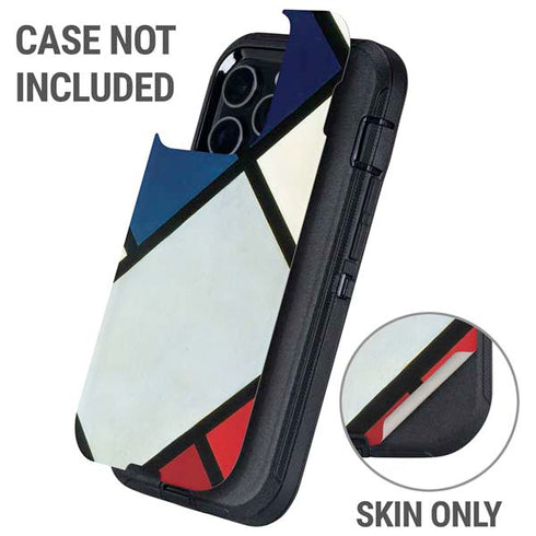 Theo van Doesburg Contra-Composition of Dissonances XVI Otterbox Defender iPhone Skin