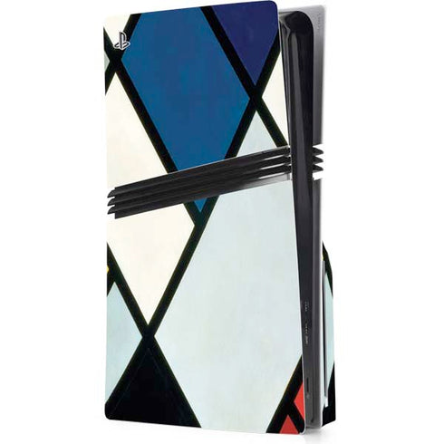 Theo van Doesburg Contra-Composition of Dissonances XVI PS5 Pro Disk Console Skin