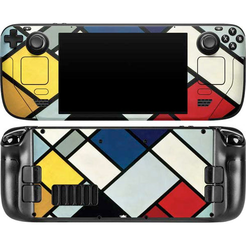 Theo van Doesburg Contra-Composition of Dissonances XVI Steam Deck Handheld Gaming Computer OLED Skin