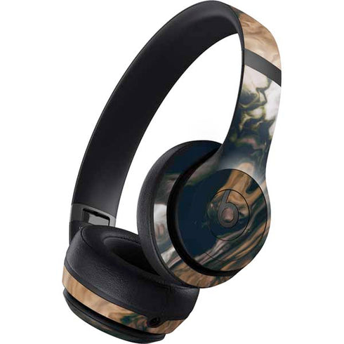 Copper and Black Marble Ink Beats Studio Pro Wireless Headphones Skin