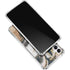 Copper and Black Marble Ink Gabb Phone 4 Clear Case