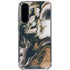 Copper and Black Marble Ink Galaxy A36 5G Clear Case