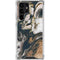 Copper and Black Marble Ink Galaxy S23 Ultra Clear Case
