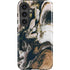 Copper and Black Marble Ink Galaxy S25 Impact Case