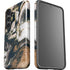 Copper and Black Marble Ink Galaxy S25 Impact Case