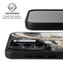 Copper and Black Marble Ink Galaxy S25 Kickstand Case