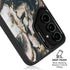 Copper and Black Marble Ink Galaxy S25 Kickstand Case