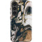 Copper and Black Marble Ink Galaxy S25 Plus Impact Case