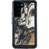 Copper and Black Marble Ink Galaxy S24 Plus Waterproof Case