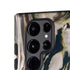 Copper and Black Marble Ink Galaxy S25 Ultra Impact Case