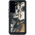 Copper and Black Marble Ink Galaxy S24 Waterproof Case