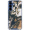 Copper and Black Marble Ink Galaxy S25 Clear Case