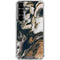Copper and Black Marble Ink Galaxy S26 Clear Case