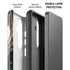Copper and Black Marble Ink Galaxy S26 Plus Impact Case