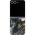 Copper and Black Marble Ink Galaxy Z Flip6 Skin