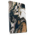 Copper and Black Marble Ink Apple iPad Skin