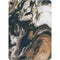 Copper and Black Marble Ink Apple iPad Air Skin