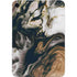 Copper and Black Marble Ink Apple iPad Mini Skin