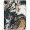 Copper and Black Marble Ink iPad Pro 11in (2024) Clear Case