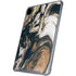 Copper and Black Marble Ink iPad Cases