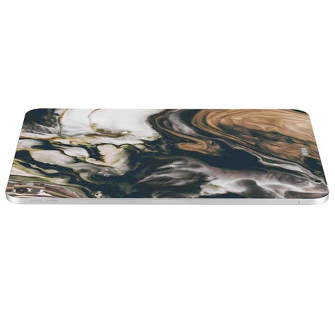 Copper and Black Marble Ink iPad Pro 13in M4 (2024) Skin