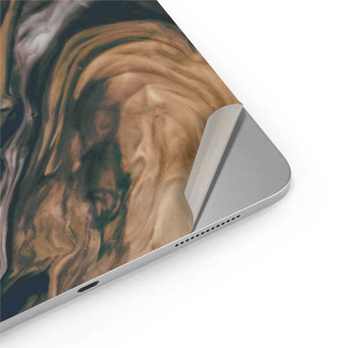 Copper and Black Marble Ink iPad Pro 13in M4 (2024) Skin