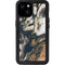 Copper and Black Marble Ink iPhone 15 Plus Waterproof Case