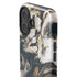 Copper and Black Marble Ink iPhone 16 Impact Case