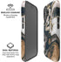 Copper and Black Marble Ink iPhone 16 Plus Magsafe Impact Case