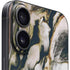 Copper and Black Marble Ink iPhone 16 Plus Skin