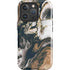 Copper and Black Marble Ink iPhone 16 Pro Impact Case