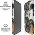 Copper and Black Marble Ink iPhone 16 Pro Magsafe Impact Case