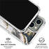 Copper and Black Marble Ink iPhone 16 Pro Max Clear Case