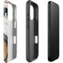 Copper and Black Marble Ink iPhone 16 Pro Max Impact Case