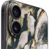 Copper and Black Marble Ink iPhone 16 Skin