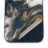 Copper and Black Marble Ink iPhone 16 Skin