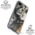 Copper and Black Marble Ink iPhone 16e Clear Case