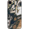 Copper and Black Marble Ink iPhone 16e Skin