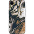 Copper and Black Marble Ink iPhone 16e Skin