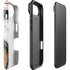 Copper and Black Marble Ink iPhone 17 Air Impact Case