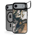Copper and Black Marble Ink iPhone 17 Air Kickstand Case