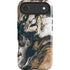 Copper and Black Marble Ink iPhone 17 Air Magsafe Impact Case