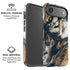 Copper and Black Marble Ink iPhone 17 Air Magsafe Impact Case