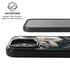 Copper and Black Marble Ink iPhone 17 Kickstand Case