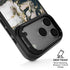 Copper and Black Marble Ink iPhone 17 Pro Kickstand Case